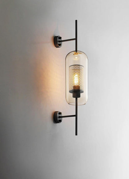 Chiswick Glass Wall Light - Modern Design, Adjustable Brightness
