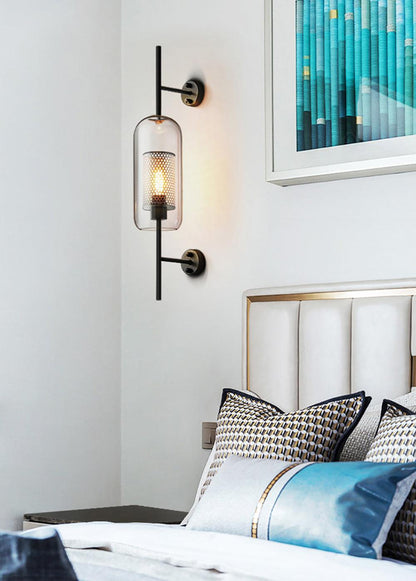 Chiswick Glass Wall Light - Modern Design, Adjustable Brightness