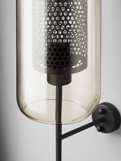 Chiswick Glass Wall Light - Modern Design, Adjustable Brightness