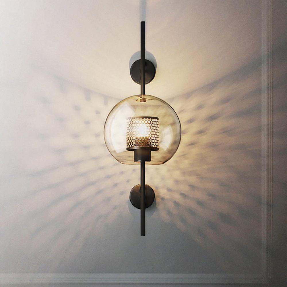 Chiswick Glass Wall Light - Modern Design, Adjustable Brightness