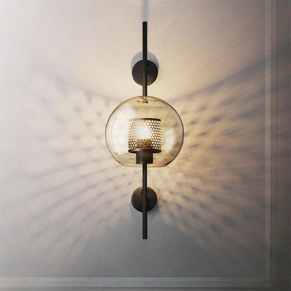 Chiswick Glass Wall Light - Modern Design, Adjustable Brightness