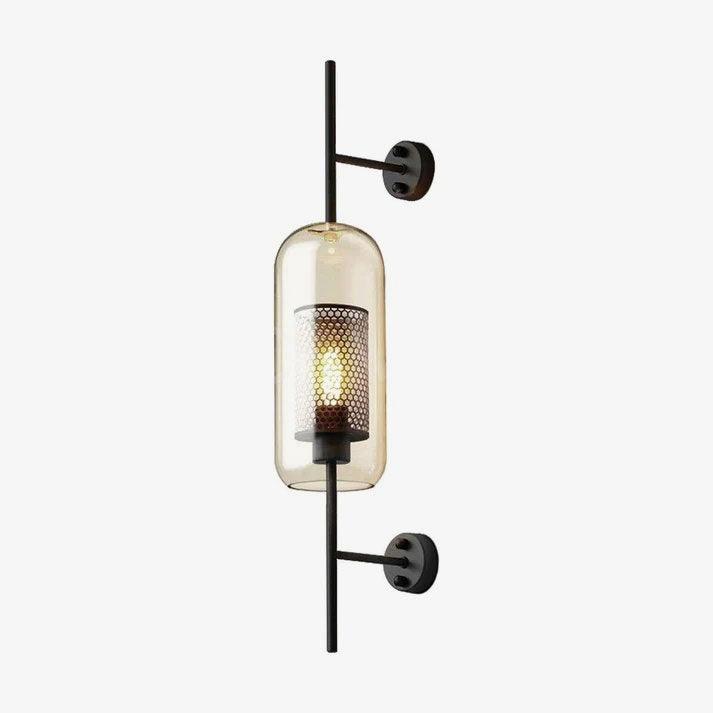 Chiswick Glass Wall Light - Modern Design, Adjustable Brightness