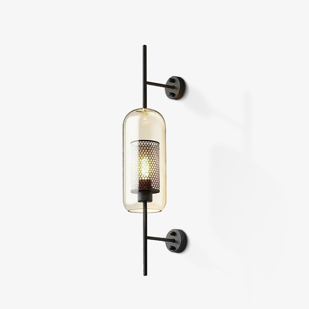 Chiswick Glass Wall Light - Modern Design, Adjustable Brightness