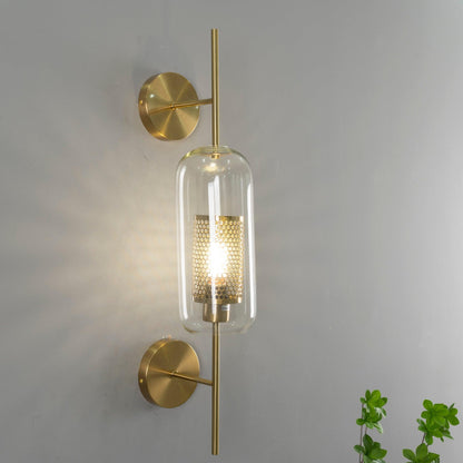 Chiswick Glass Wall Light - Modern Design, Adjustable Brightness
