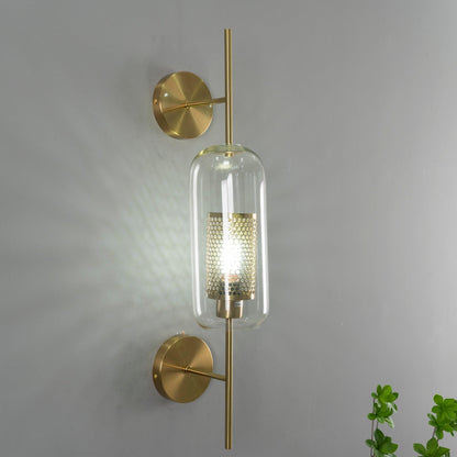 Chiswick Glass Wall Light - Modern Design, Adjustable Brightness
