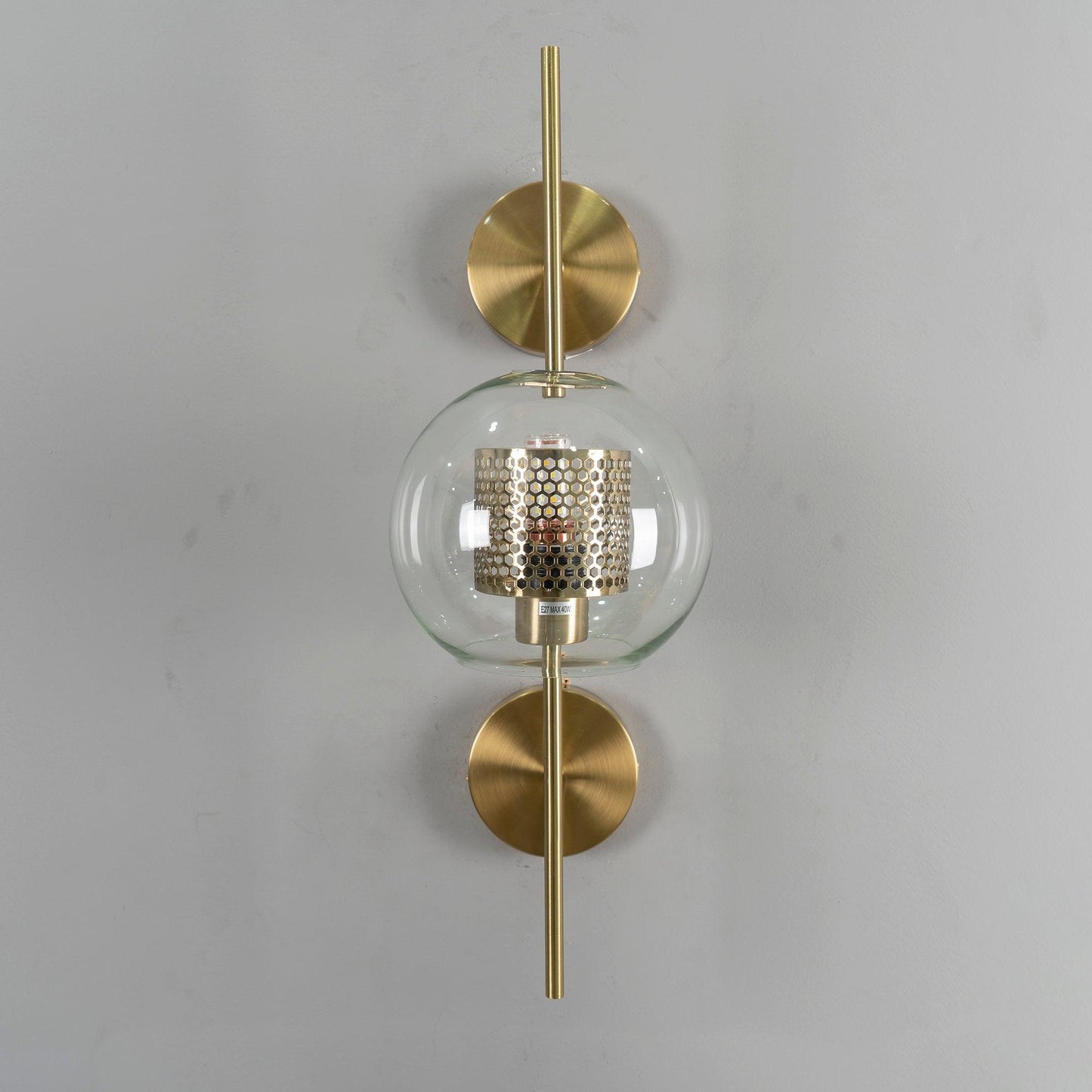 Chiswick Glass Wall Light - Modern Design, Adjustable Brightness