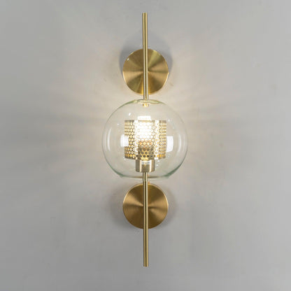 Chiswick Glass Wall Light - Modern Design, Adjustable Brightness