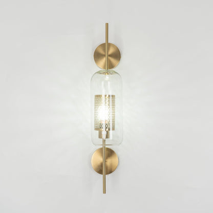 Chiswick Glass Wall Light - Modern Design, Adjustable Brightness
