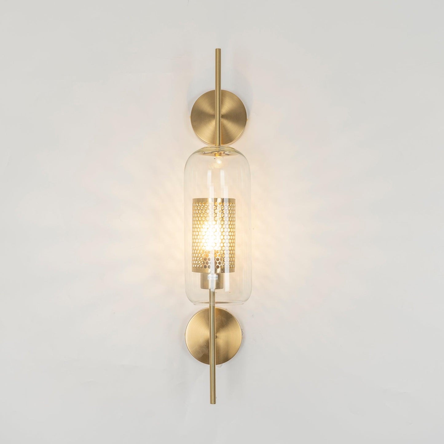Chiswick Glass Wall Light - Modern Design, Adjustable Brightness