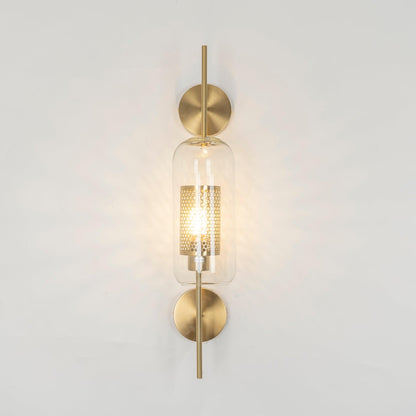 Chiswick Glass Wall Light - Modern Design, Adjustable Brightness