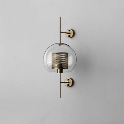 Chiswick Glass Wall Light - Modern Design, Adjustable Brightness