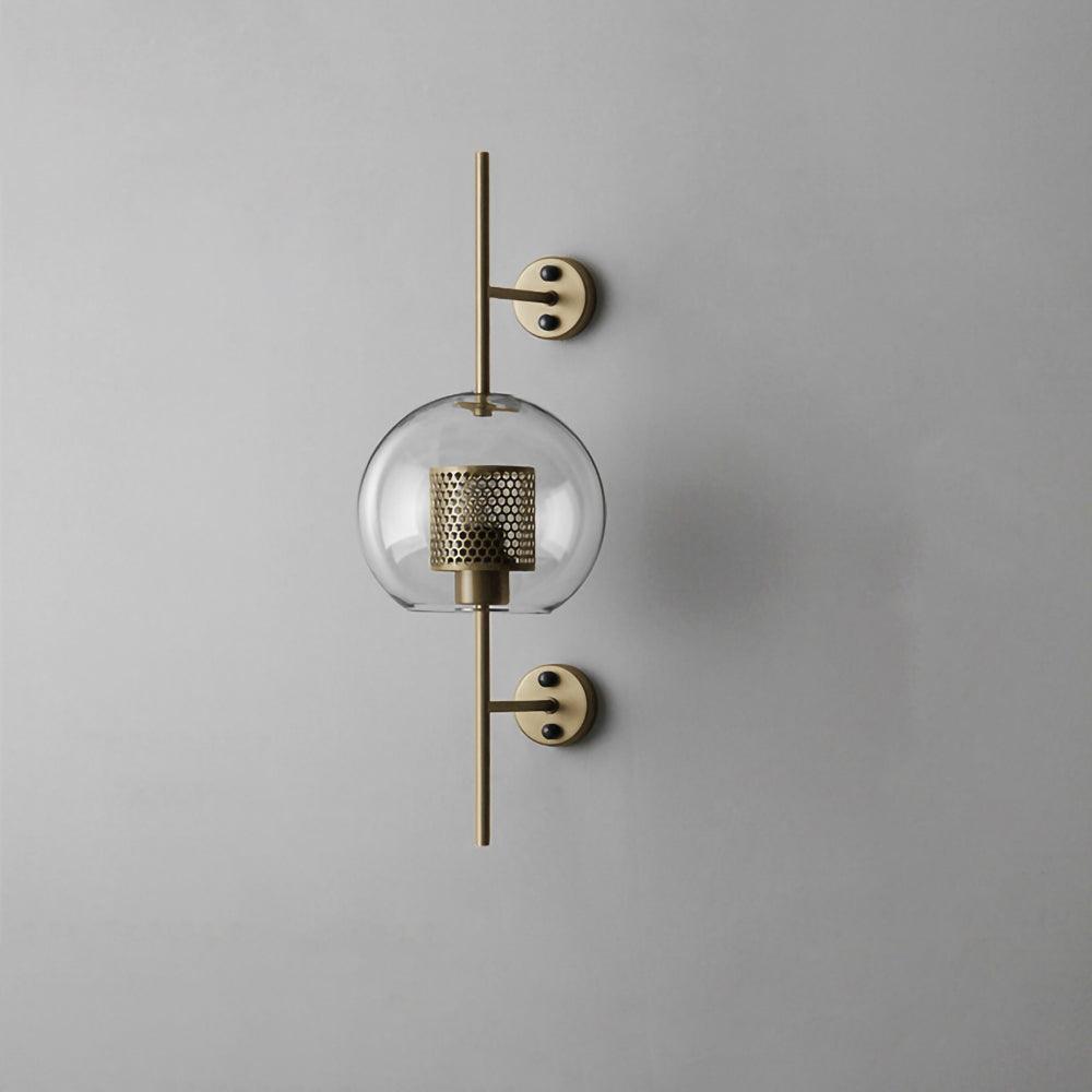 Chiswick Glass Wall Light - Modern Design, Adjustable Brightness