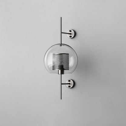 Chiswick Glass Wall Light - Modern Design, Adjustable Brightness