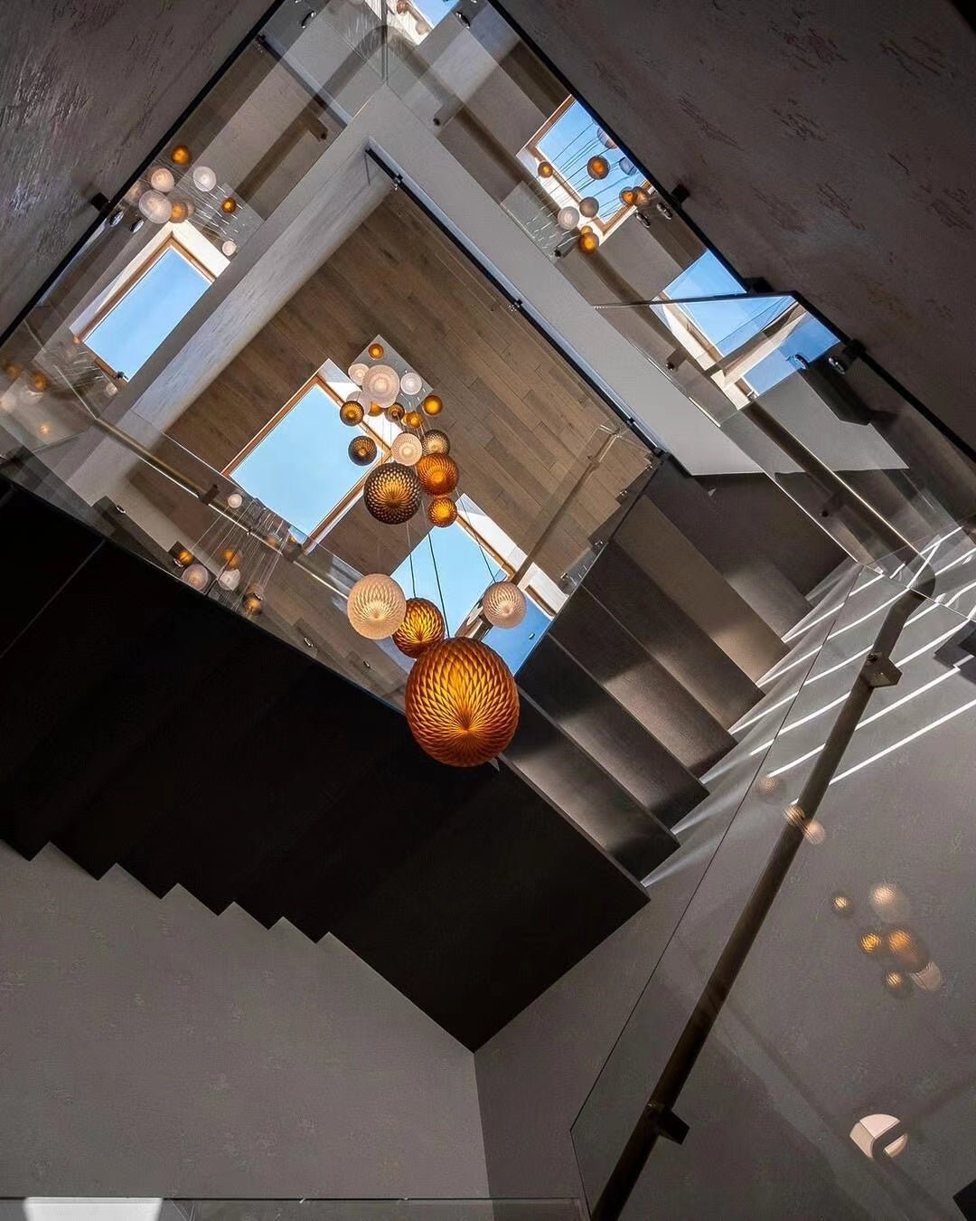 Elegant Chromatic Gem Drop Chandelier - Adjustable Height, LED Compati