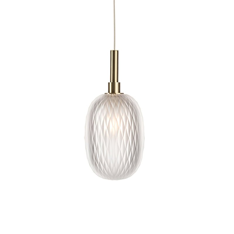 Elegant Chromatic Gem Drop Chandelier - Adjustable Height, LED Compati