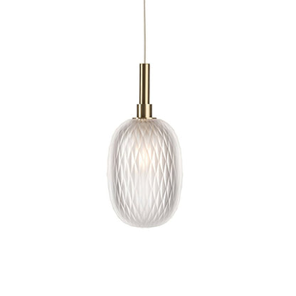 Elegant Chromatic Gem Drop Chandelier - Adjustable Height, LED Compati
