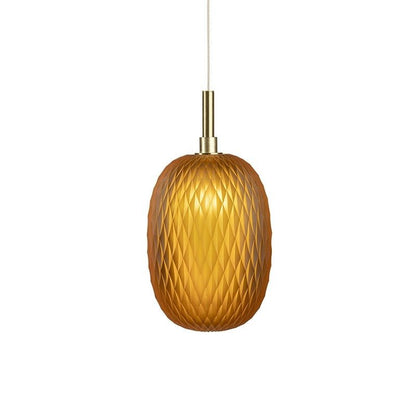 Elegant Chromatic Gem Drop Chandelier - Adjustable Height, LED Compati
