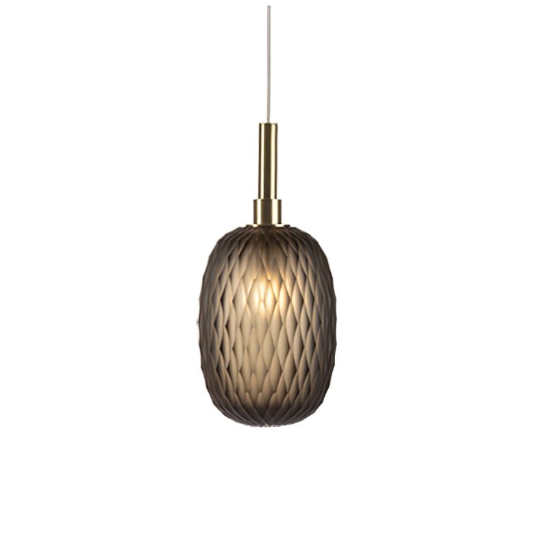 Elegant Chromatic Gem Drop Chandelier - Adjustable Height, LED Compati