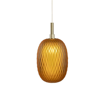 Elegant Chromatic Gem Drop Chandelier - Adjustable Height, LED Compati