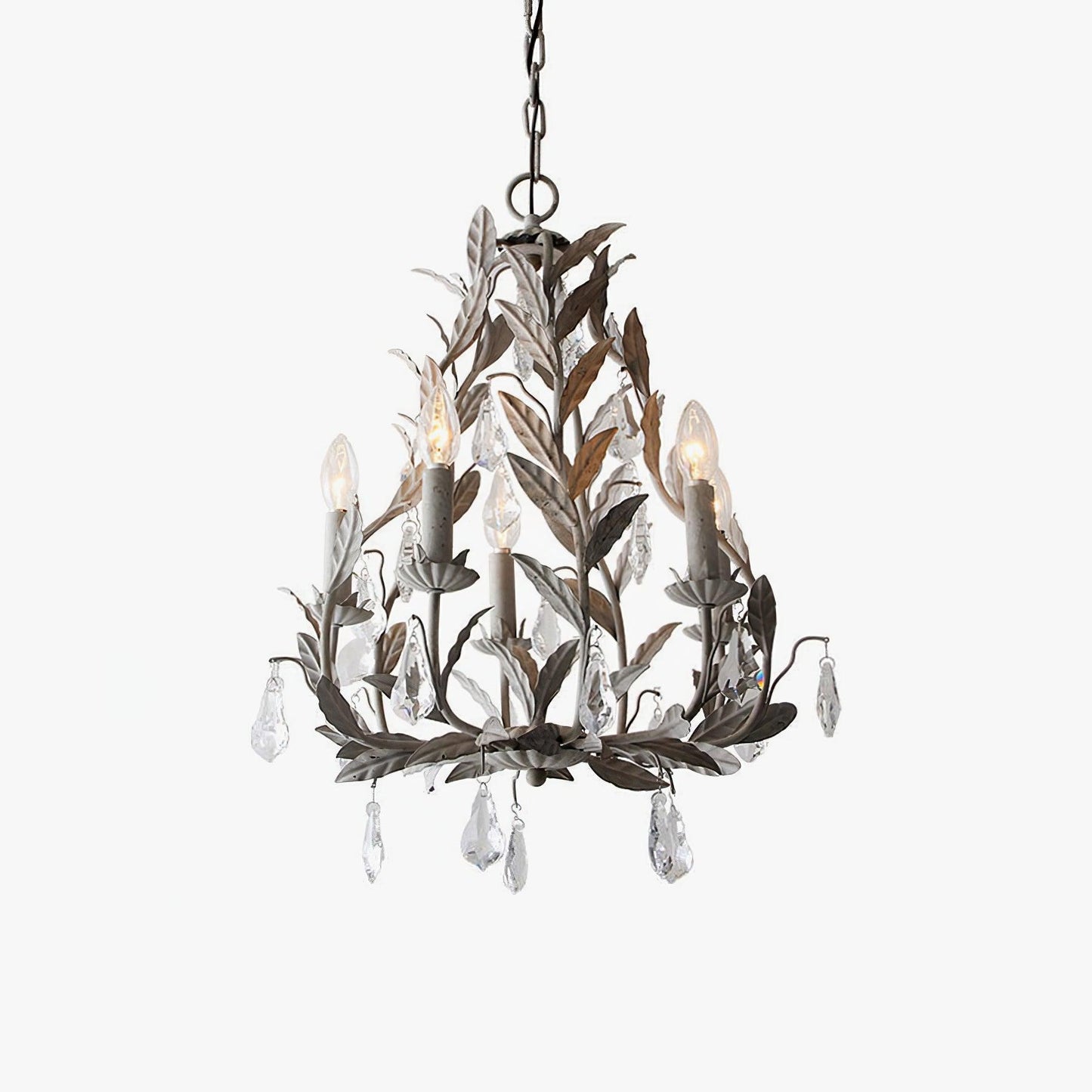 Circeo 5-Light Chandelier with Adjustable Height and Modern Elegance