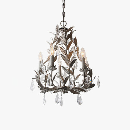 Circeo 5-Light Chandelier with Adjustable Height and Modern Elegance