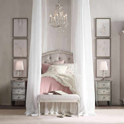 Circeo 5-Light Chandelier with Adjustable Height and Modern Elegance