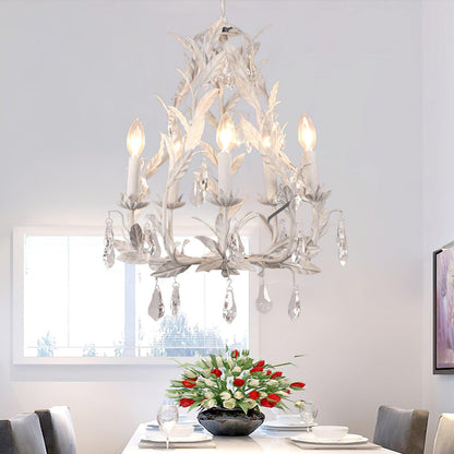 Circeo 5-Light Chandelier with Adjustable Height and Modern Elegance