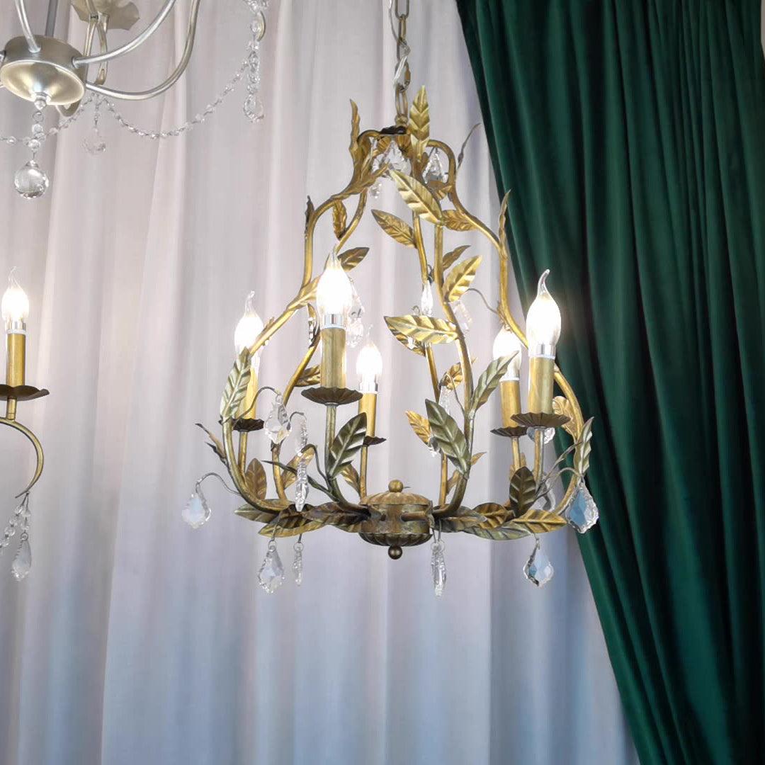 Circeo 5-Light Chandelier with Adjustable Height and Modern Elegance
