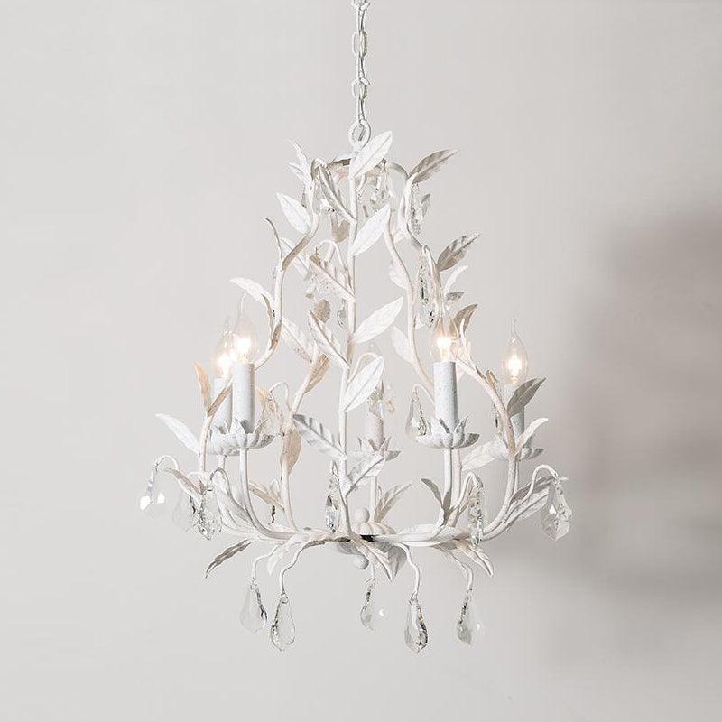 Circeo 5-Light Chandelier with Adjustable Height and Modern Elegance