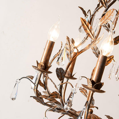 Circeo 5-Light Chandelier with Adjustable Height and Modern Elegance