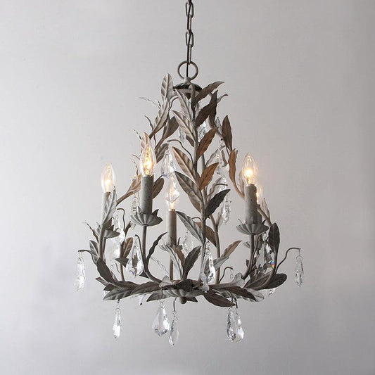 Circeo 5-Light Chandelier with Adjustable Height and Modern Elegance