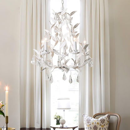 Circeo 5-Light Chandelier with Adjustable Height and Modern Elegance