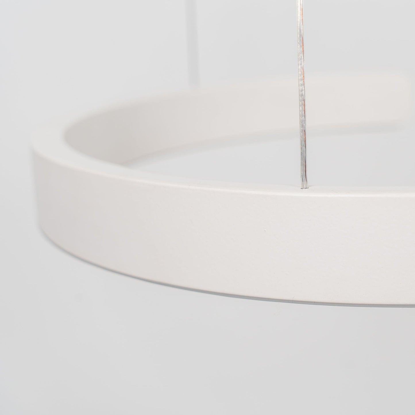 Modern Circular Chandelier - Adjustable LED Lighting & Dimmable Featur