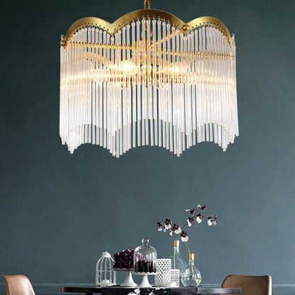 Elegant Maria Theresa Chandelier - Crystal Accents & Adjustable Height