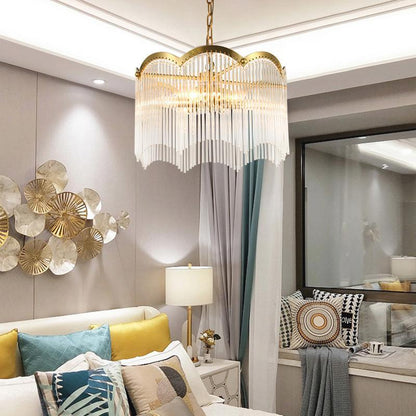 Elegant Maria Theresa Chandelier - Crystal Accents & Adjustable Height