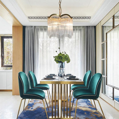 Elegant Maria Theresa Chandelier - Crystal Accents & Adjustable Height