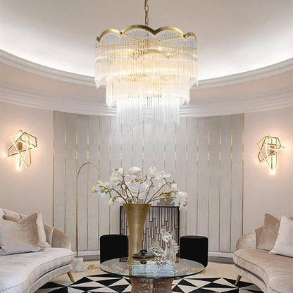 Elegant Maria Theresa Chandelier - Crystal Accents & Adjustable Height