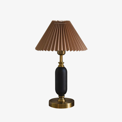 Elegant Classic Antique Table Lamp with Adjustable Brightness & Decora