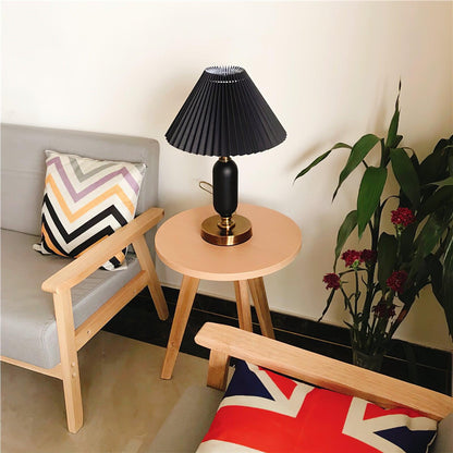 Elegant Classic Antique Table Lamp with Adjustable Brightness & Decora