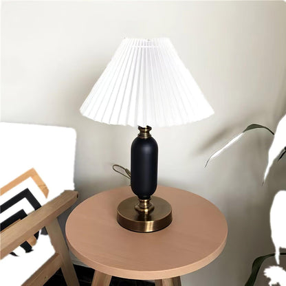 Elegant Classic Antique Table Lamp with Adjustable Brightness & Decora