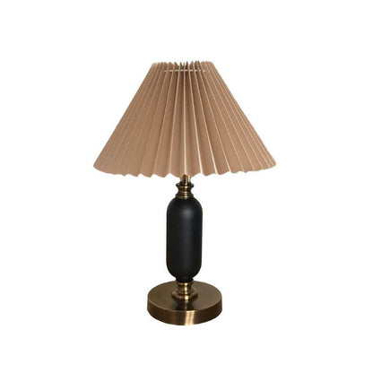 Elegant Classic Antique Table Lamp with Adjustable Brightness & Decora
