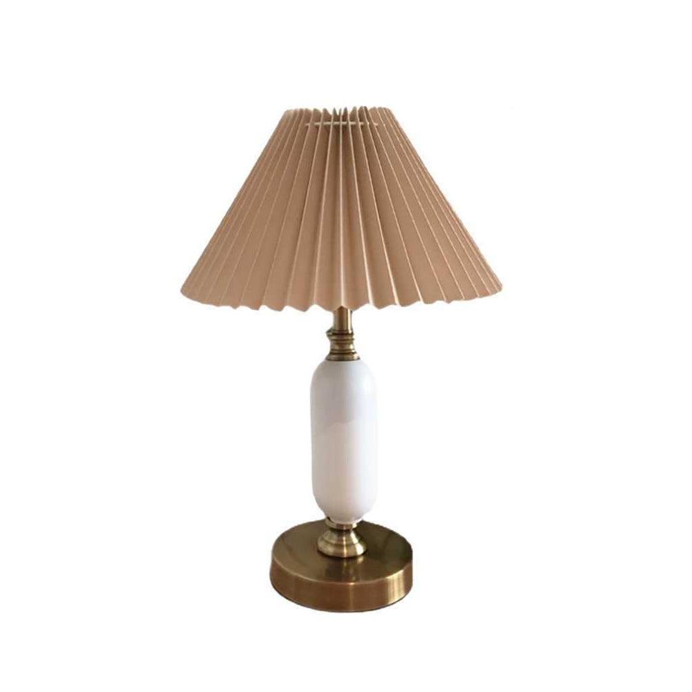 Elegant Classic Antique Table Lamp with Adjustable Brightness & Decora
