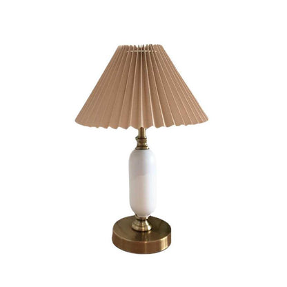 Elegant Classic Antique Table Lamp with Adjustable Brightness & Decora