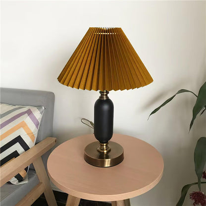 Elegant Classic Antique Table Lamp with Adjustable Brightness & Decora