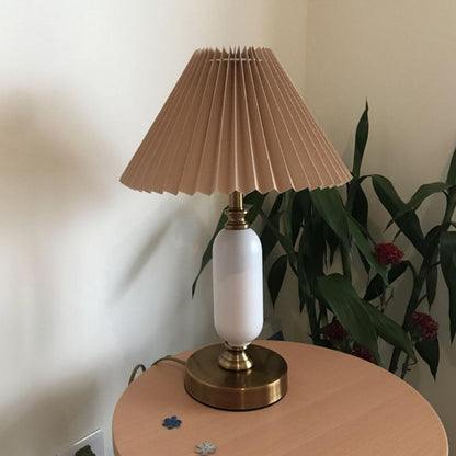Elegant Classic Antique Table Lamp with Adjustable Brightness & Decora