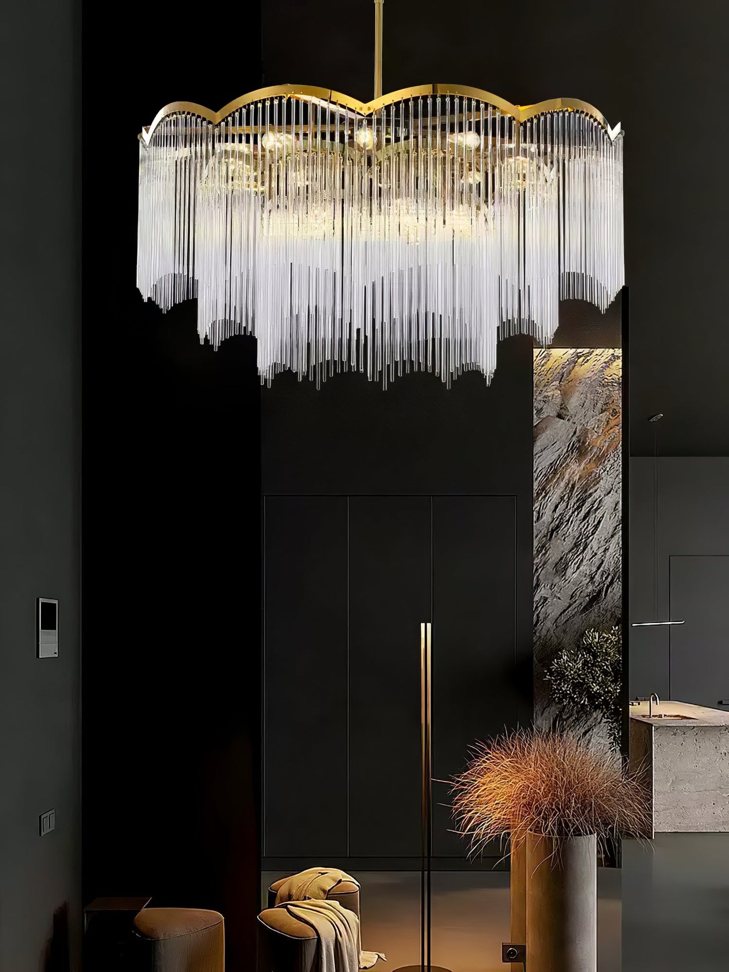 Elegant Maria Theresa Chandelier - Crystal Accents & Adjustable Height