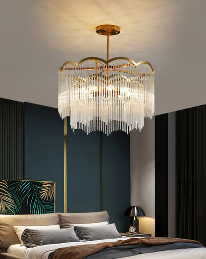 Elegant Maria Theresa Chandelier - Crystal Accents & Adjustable Height