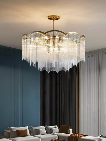 Elegant Maria Theresa Chandelier - Crystal Accents & Adjustable Height