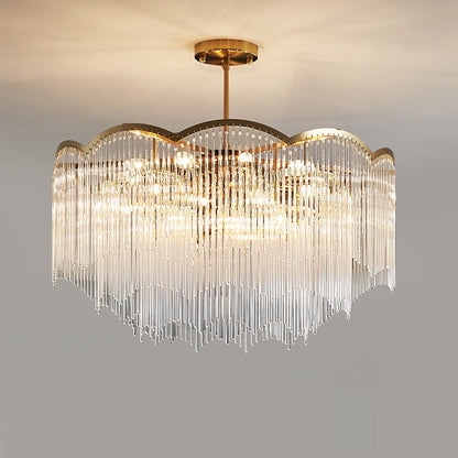 Elegant Maria Theresa Chandelier - Crystal Accents & Adjustable Height