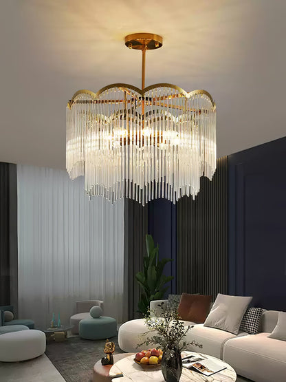Elegant Maria Theresa Chandelier - Crystal Accents & Adjustable Height